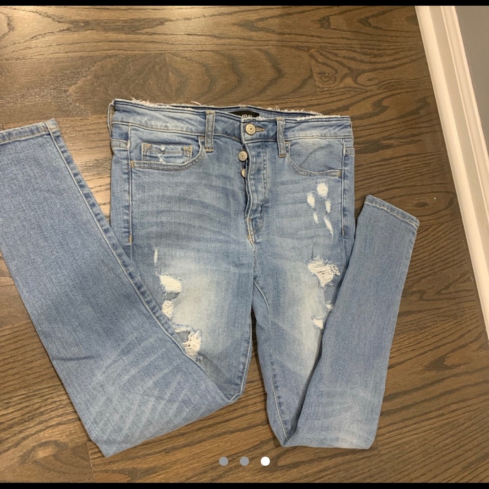 VERVET skinny ripped jeans